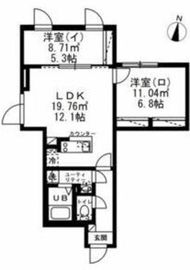 SOLASIAresidence西日暮里 (ソラシアレジデンス西日暮里) 5階 間取り図