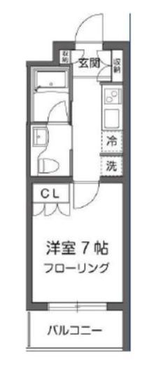 ガーデン用賀 1階 間取り図