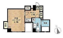 ベルファース浜松町 203 間取り図