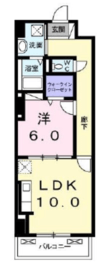 グランスイート新横浜Ⅱ 2階 間取り図