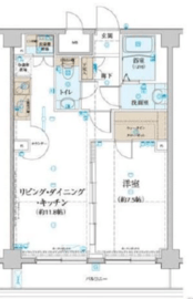 リヴシティ関内 9階 間取り図