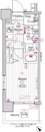 ガーラ・ステーション横浜保土ケ谷 6階 間取り図