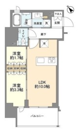 ルジェンテ武蔵小山アベニュー 6階 間取り図