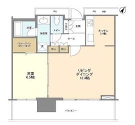 リガーレ日本橋人形町 31階 間取り図