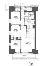 WORVE横浜伊勢佐木町 1201 間取り図