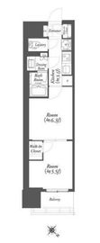 WORVE横浜伊勢佐木町 614 間取り図