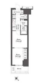 WORVE横浜伊勢佐木町 714 間取り図