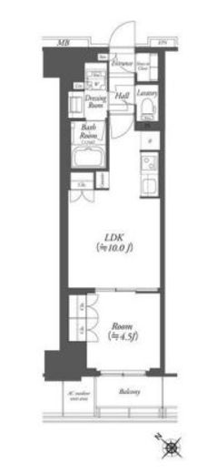 WORVE横浜伊勢佐木町 704 間取り図