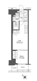 WORVE横浜伊勢佐木町 1202 間取り図