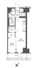 WORVE横浜伊勢佐木町 709 間取り図