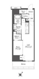 WORVE横浜伊勢佐木町 711 間取り図