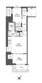 WORVE横浜伊勢佐木町 608 間取り図