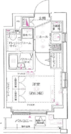 エステムプラザ品川アーバンヒルズ 5階 間取り図