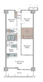 クラシアム大井町 302 間取り図