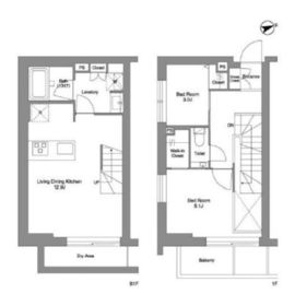 ORME COURT YOTSUYA 105 間取り図