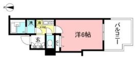 プラウドタワー武蔵小金井 4階 間取り図