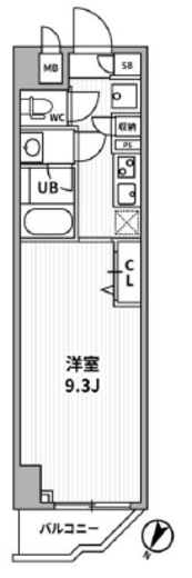 ALTERNA横濱阪東橋 (オルタナ横濱阪東橋) 501 間取り図