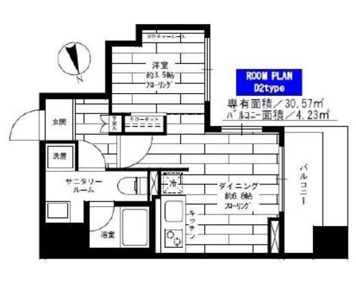 ステージグランデ蔵前 8階 間取り図