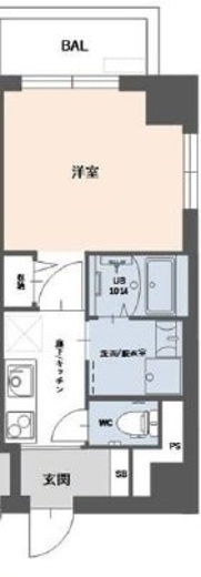 SIDEPLACE JUJO 401 間取り図