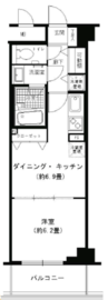 NTPRレジデンス菊名 204 間取り図