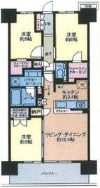 プレミスト志村三丁目 8階 間取り図
