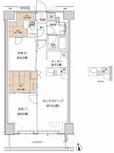 プライムネクサス大森北 819 間取り図