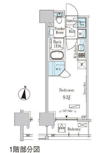 パークアクシス森下 904 間取り図