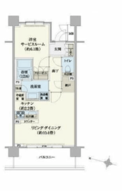 リージア経堂テラスガーデン 417 間取り図