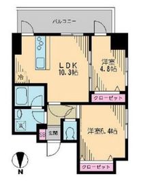 クレドラテース白河 501 間取り図