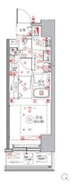 クレイシアIDZ横浜桜木町 9階 間取り図