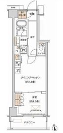 プライムネクサス大森北 405 間取り図