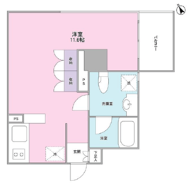 ルモーデセンター北 312 間取り図