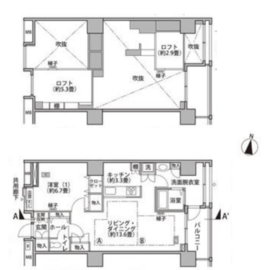 東雲キャナルコートCODAN 18-1406 間取り図