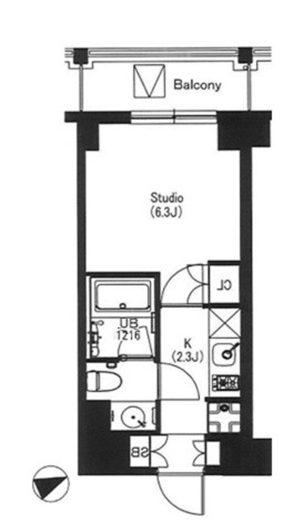 エスティメゾン中野 505 間取り図
