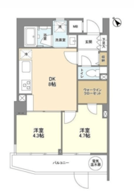 ミリアレジデンス中野弥生町 101 間取り図