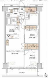 プライムネクサス大森北 806 間取り図