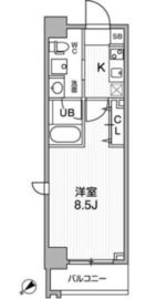 リテラス三軒茶屋サウス 601 間取り図