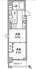 リテラス三軒茶屋サウス 3階 間取り図