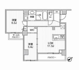 リテラス三軒茶屋サウス 3階 間取り図