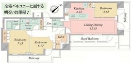 パークハウス小石川 6階 間取り図