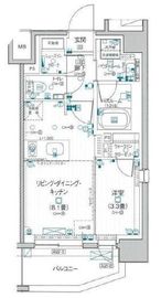 パレステージ茅ヶ崎Ⅱ 5階 間取り図