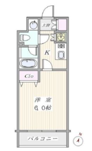 パークサイド九段 3階 間取り図