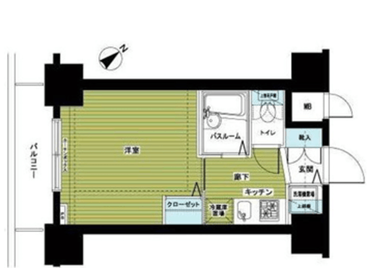 アヴァンティーク銀座2丁目参番館 3階 間取り図