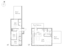 グランデュオ田園調布6 (GranDuo Denenchofu6) 404 間取り図