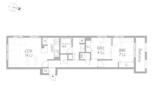グランデュオ田園調布6 (GranDuo Denenchofu6) 205 間取り図