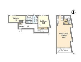 盤桓 6 間取り図