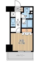 City Lux Tobe 807 間取り図