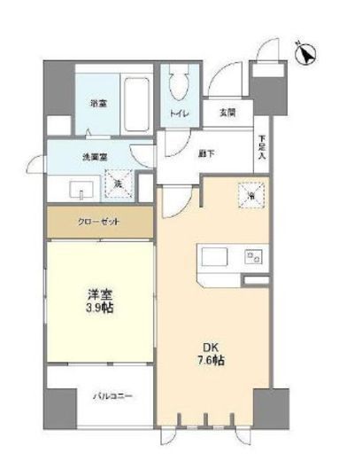 クリスタルパレス 1302 間取り図