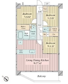 N-stage船堀 101 間取り図