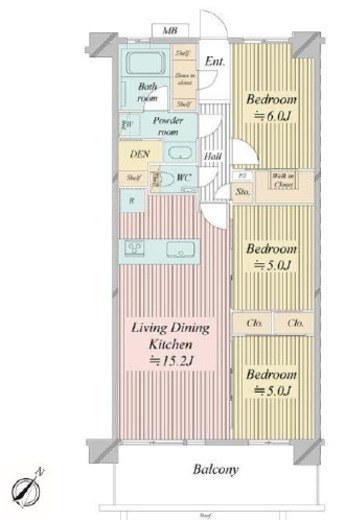 N-stage船堀 405 間取り図